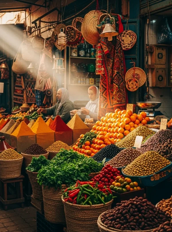 Spices and Fresh Produce Section